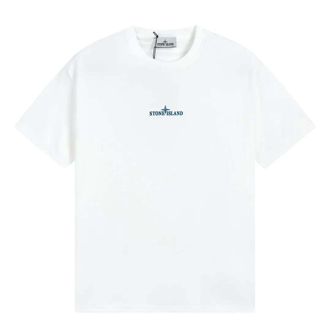W629#P110💰 [Stone lsland/Stone Island summer new short-sleeved T-shirt with broken printed pattern on the chest] ⚠️[Original creation with high control of details] - Made of 260g combed cotton 32-count double yarn, soft and comfortable to the touch, sweat-absorbent and breathable. - Simple basic and versatile style, original quality, the first choice for couples. - Made in a large factory, four needles and five threads on the shoulder, neatly arranged, high quality workmanship. - Same style for men and women. Very versatile, one piece for everyone, details are clearly visible. Color: Black White Size: M L